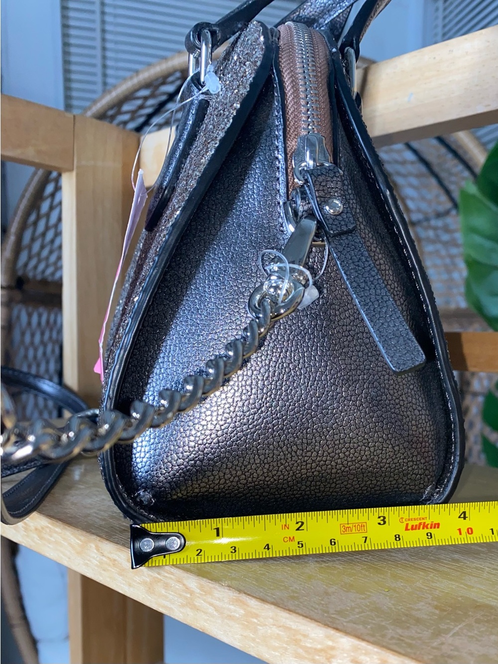 Kate Spade New York Women’s Glitter Mini Satchel Bag NWT - Picture 8 of 16